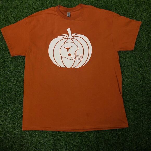 Gildan Other - Burnt Orange Texas Longhorns Pumpkin Graphic Tee